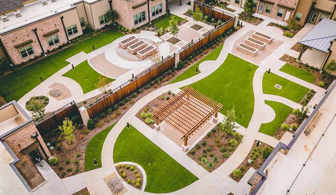 Artificial Turf for Retirement & Independent Living Facilities in Dallas-Fort Worth 