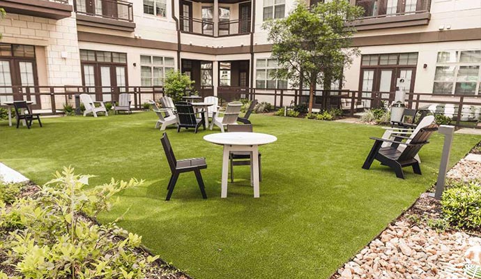 Modern multifamily living space