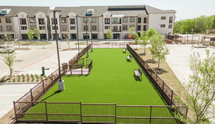 Installed Turf at Multifamily Property