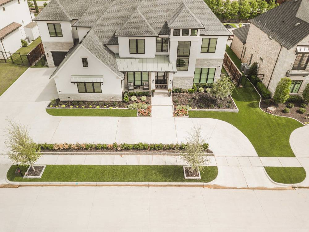 Residential Front Lawn