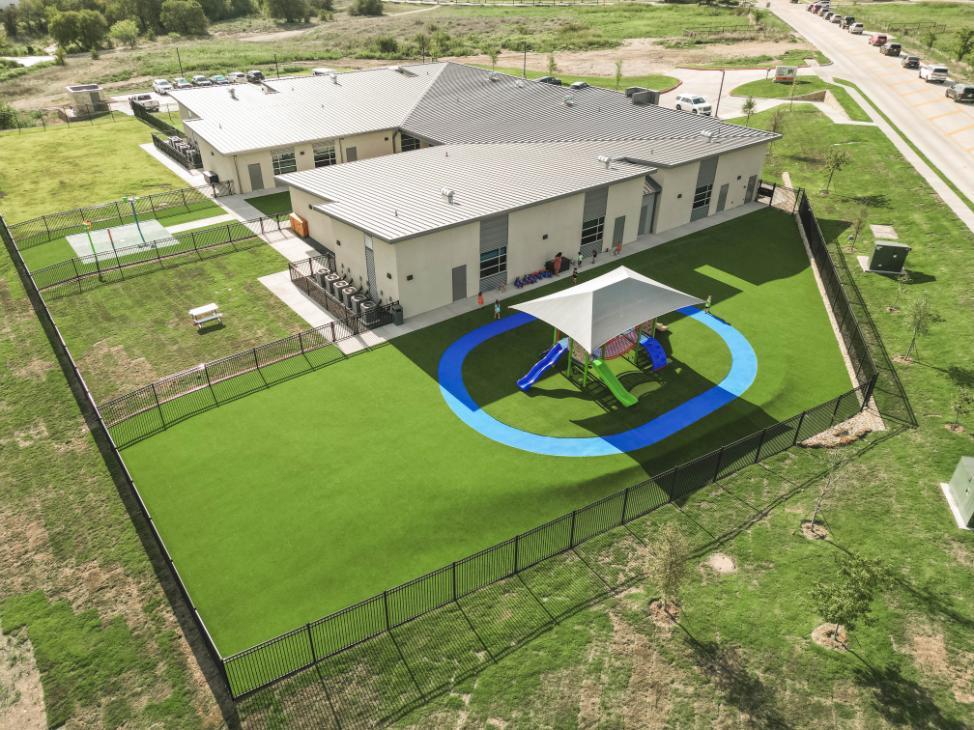 Aledo Preparatory School with artificial grass