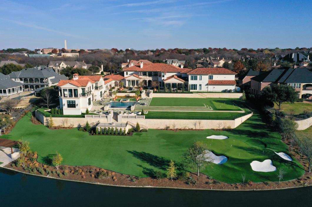 Mckinney residence with synthetic turf