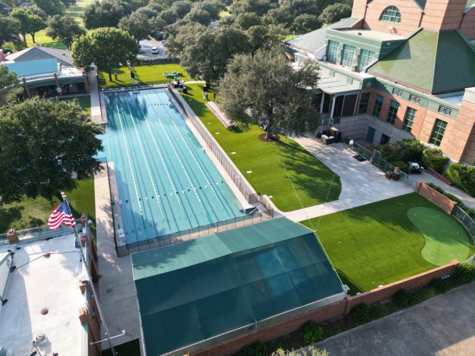 River Crest Country Club with synthetic grass