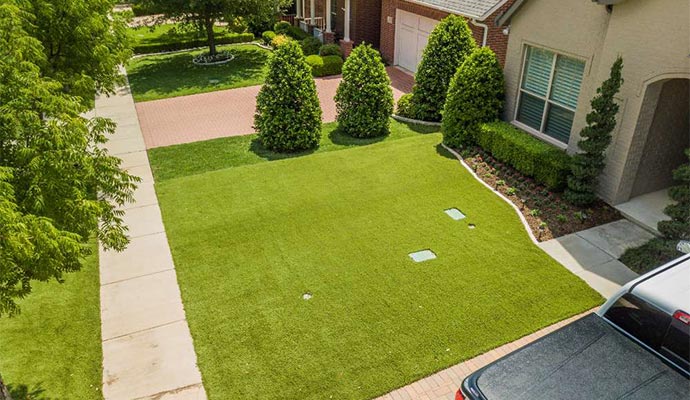 Residential golf turf