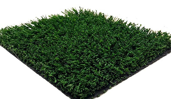 Sports field synthetic turf sample