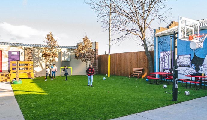 Turf for children playground